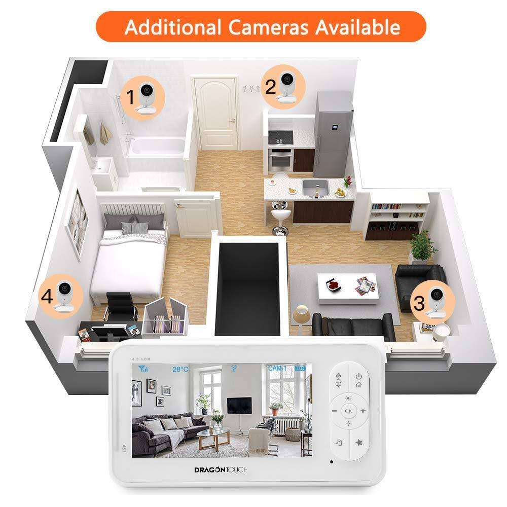 4.3 inch Video Baby Monitor with Camera J6870