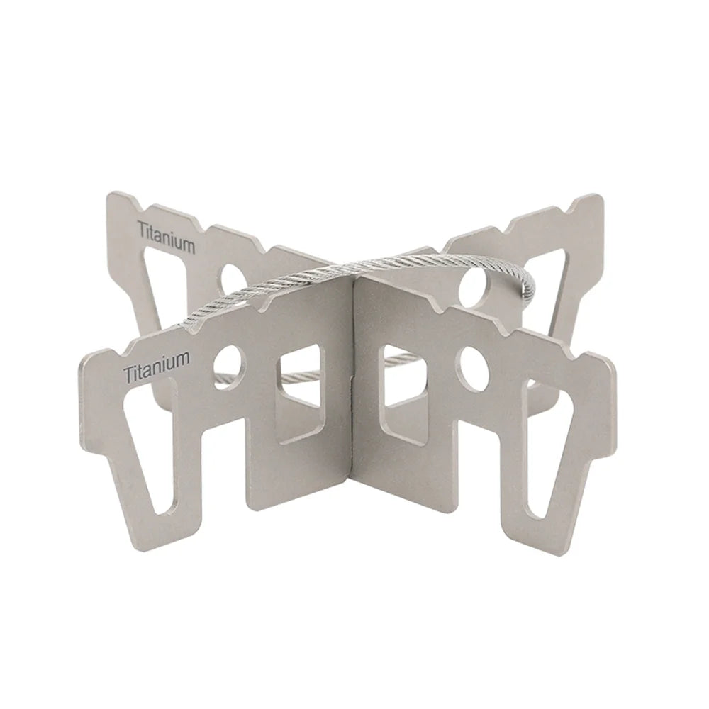 Portable Stove with Lid Cross Stove Stand Rack V631204
