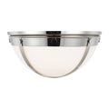 Polished Nickel Two Light Flush Mount U87012