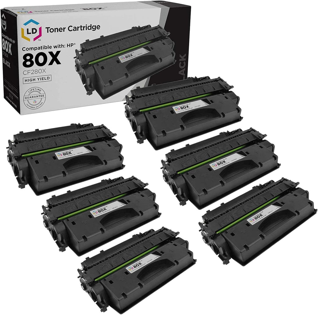Black 6-Pack Toner Cartridge L443
