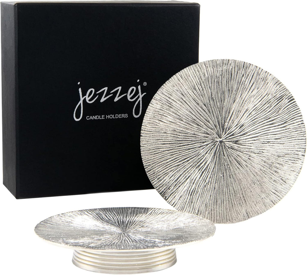 Gold Pillar Candle Holder Set of 2 Q840