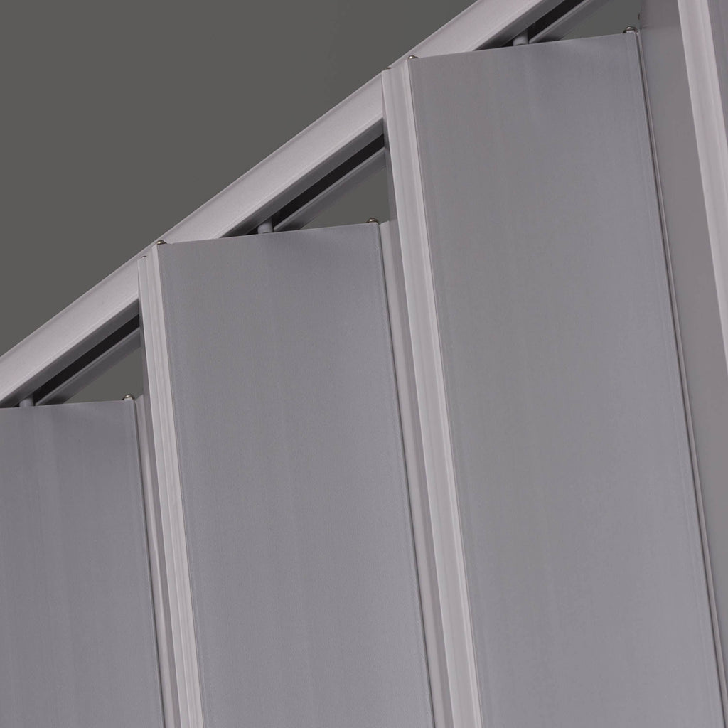 48x22W x 80x22H Satin Silver Folding Door X879733