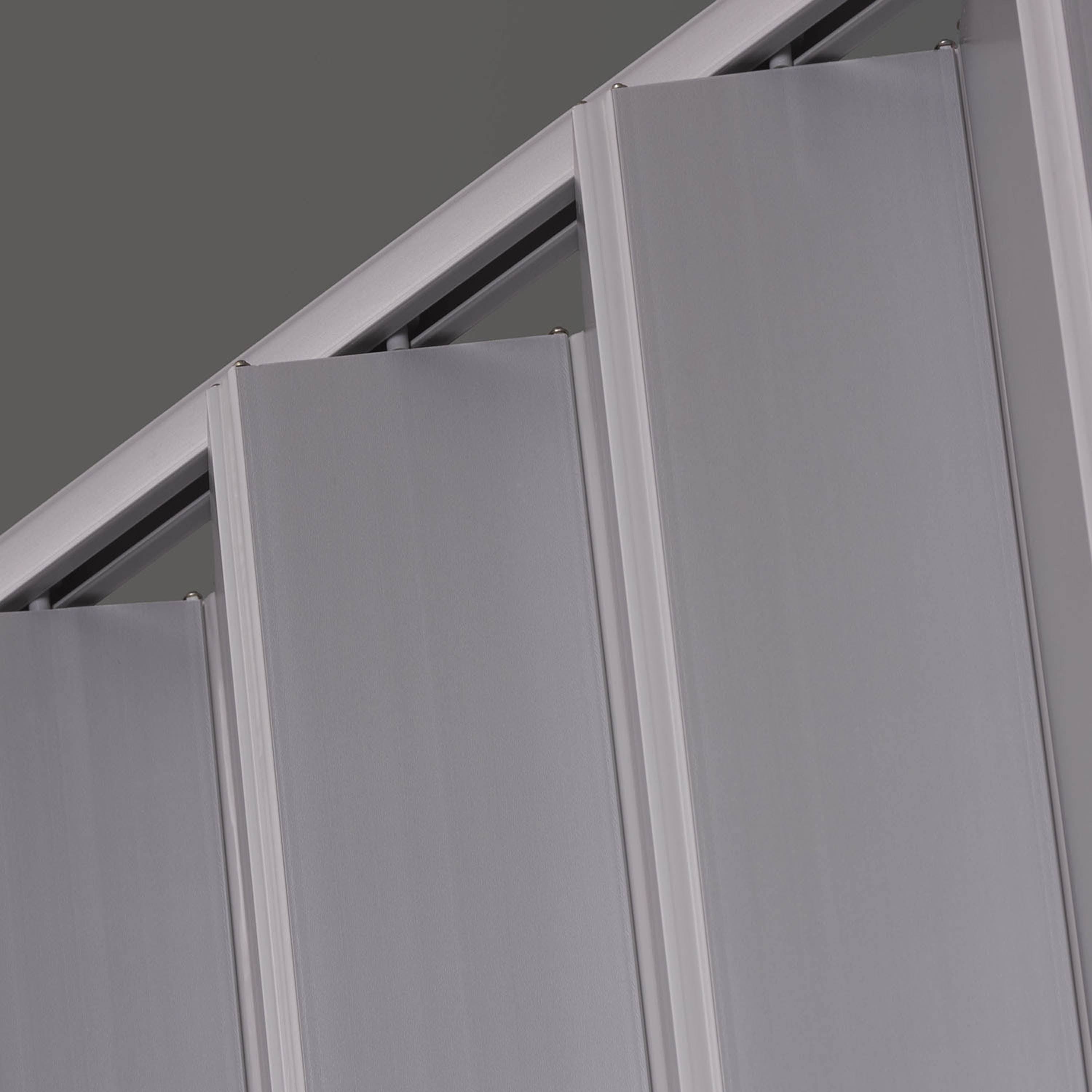 48x22W x 80x22H Satin Silver Folding Door X879733