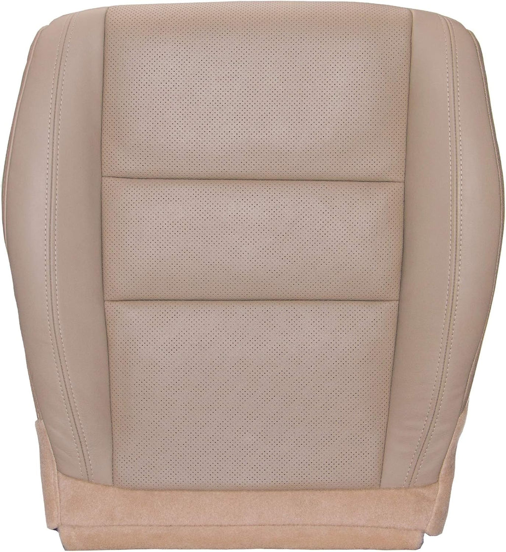 Black Perforated Leather Seat Cover A693929