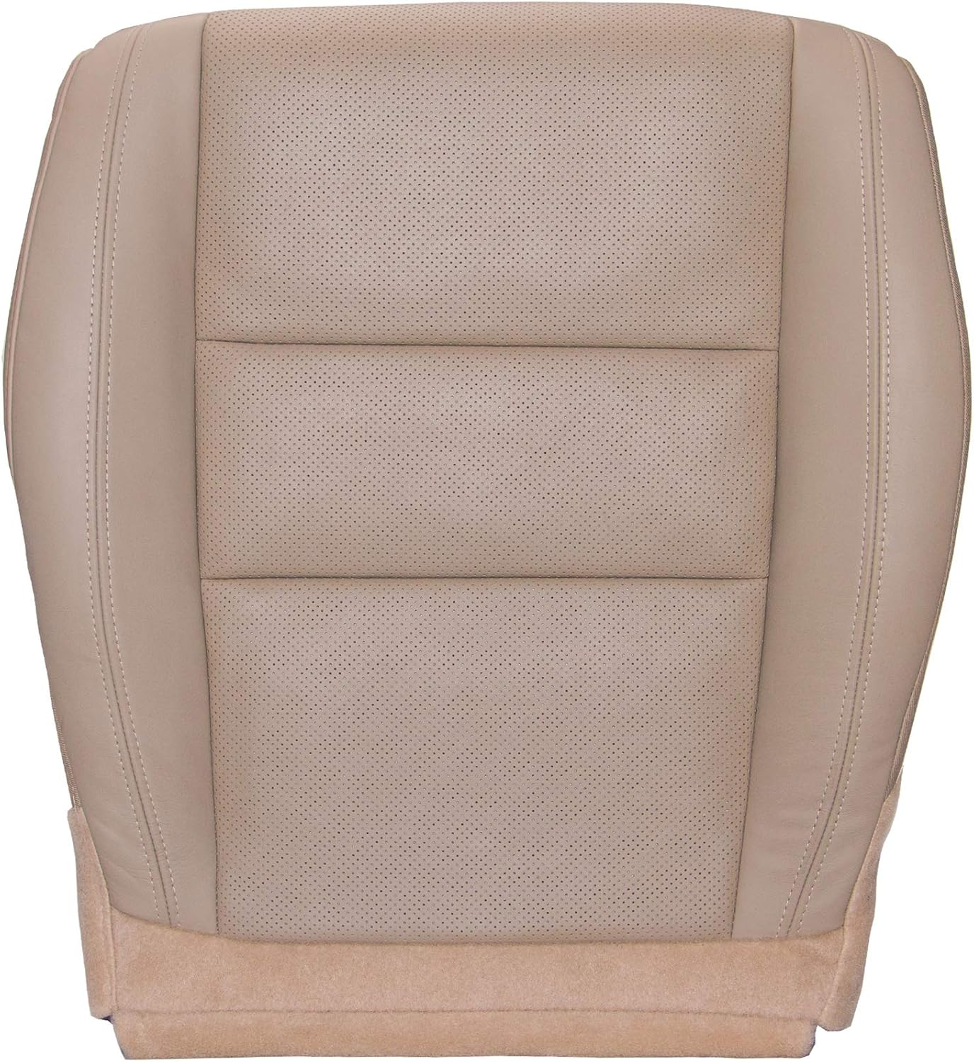 Black Perforated Leather Seat Cover A693929
