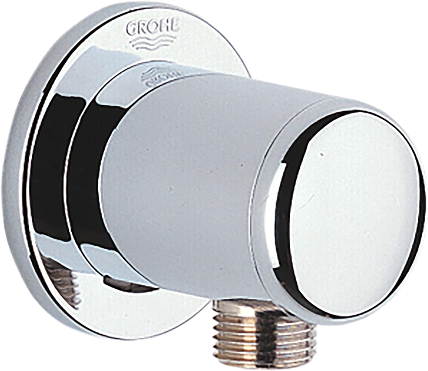 Relexa Shower Wall Union, 0.5-Inch Threaded Connection, Starlight Chrome, Pack of 2 E443