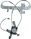 Rear Left Window Regulator with Motor for Chevrolet Tahoe GMC Yukon 2000-2006 Cadillac Escalade 2002-2006 Pack of 2 B48286