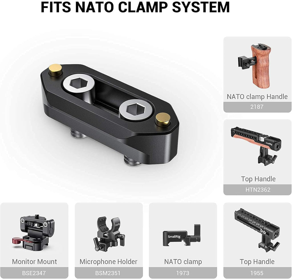 Cage for BMPCC 6K Pro with Quick Release Safety Rail and NATO Top Handle X30457