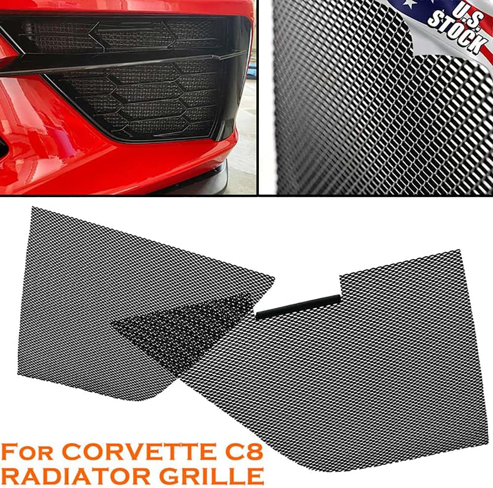 2Pcs Aluminum Car Grille Mesh Set for Corvette C8 2020-2022 C57929