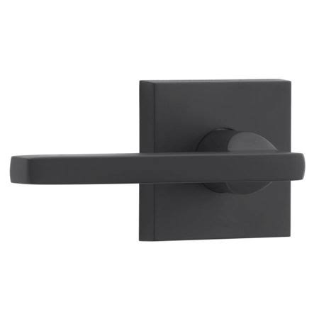 Satin Black Square Privacy Lever Set C609