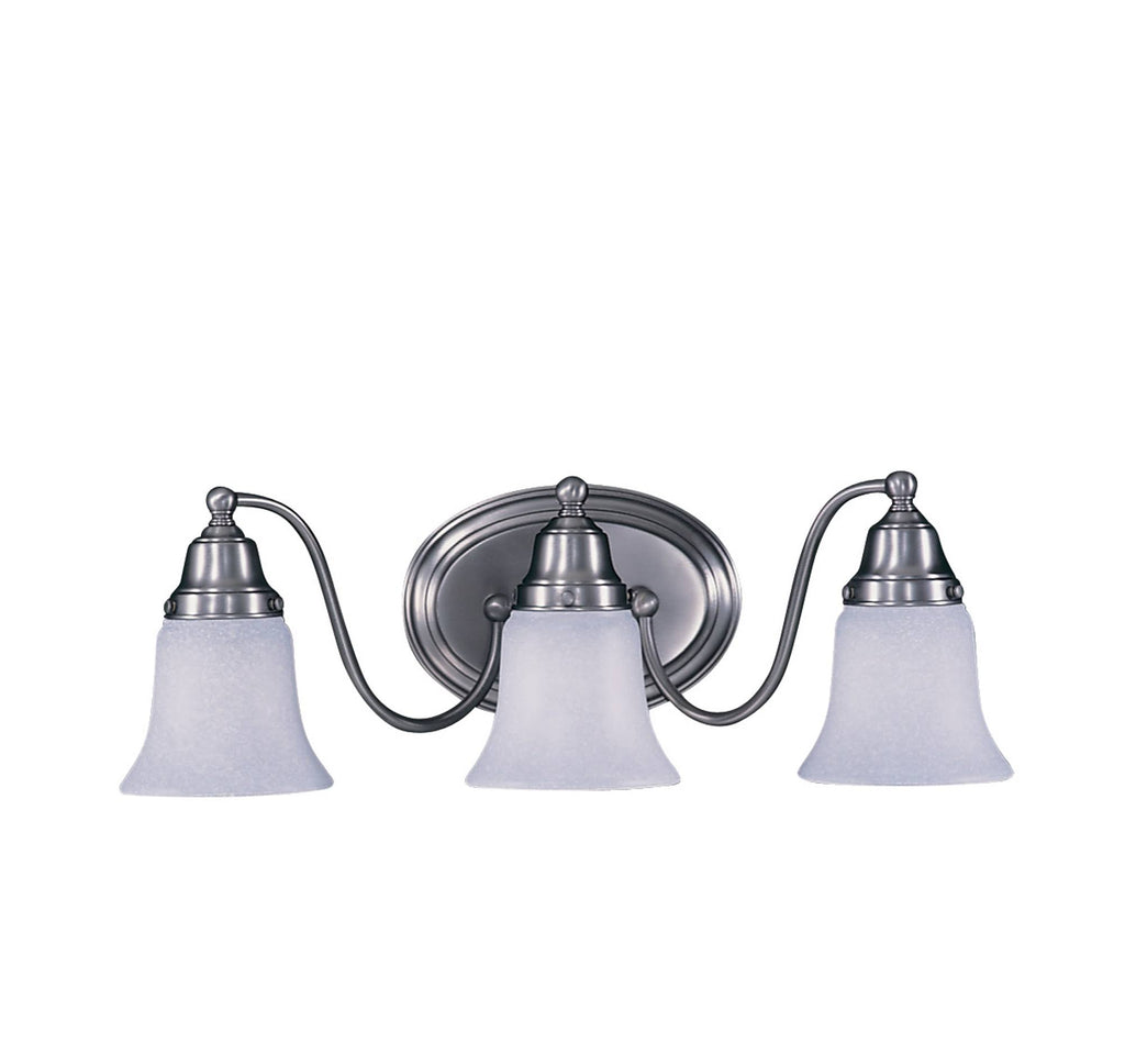 3-Light Polished Nickel Sconce F56386