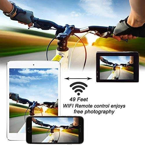 4K Waterproof Action Camera with 2 Batteries T12012