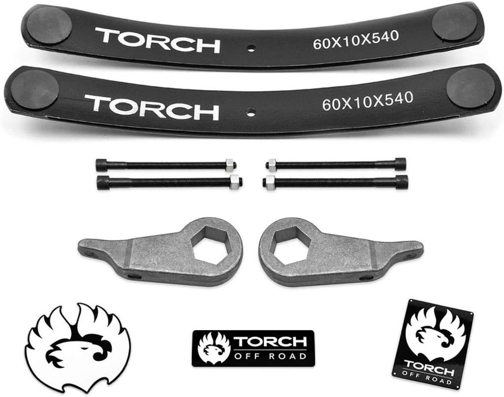 3" Leveling Lift Kit Add-A-Leaf 4X4 4WD Torsion Bar Suspension K454