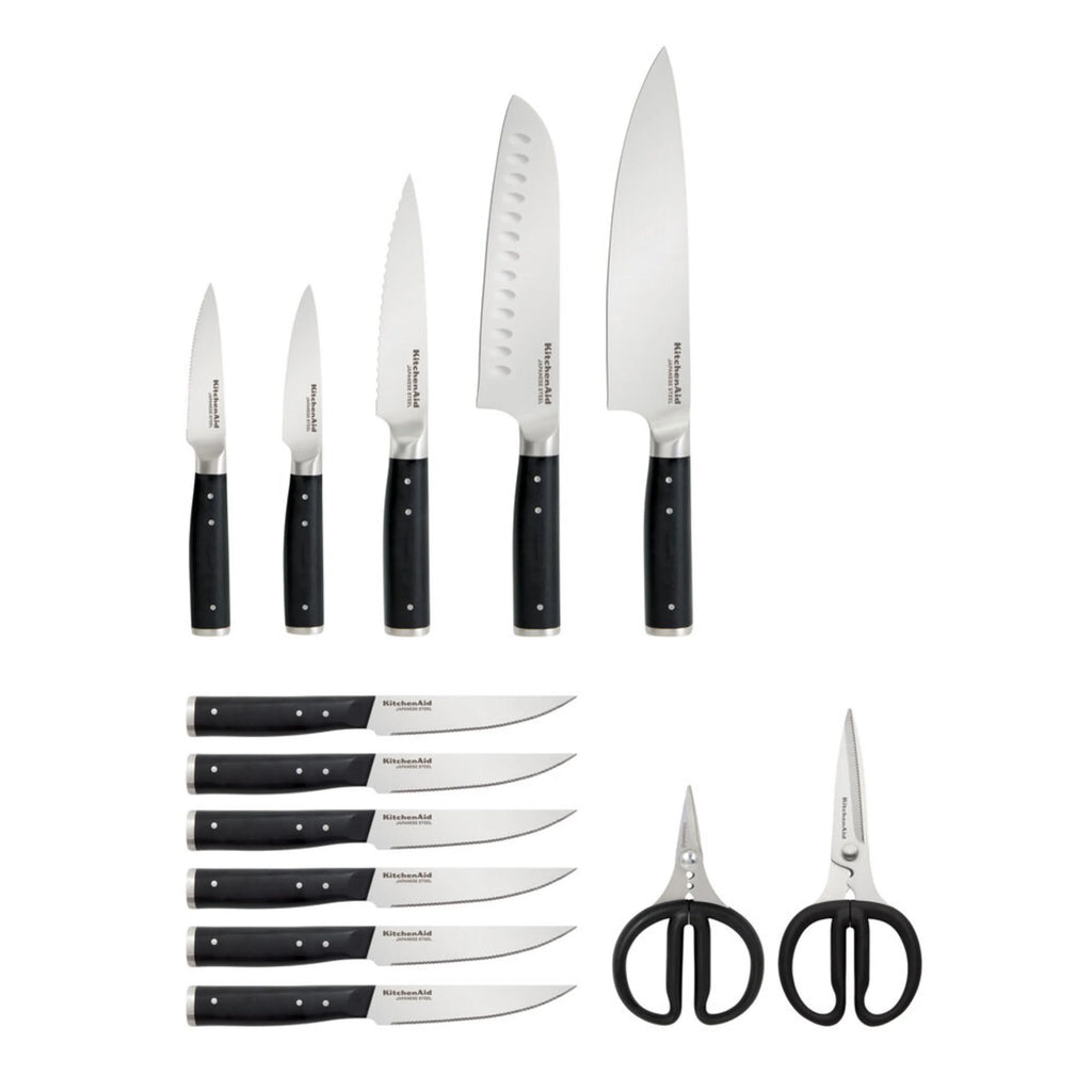 14-piece Forged Knife Block Set with Built-In Sharpener U3500