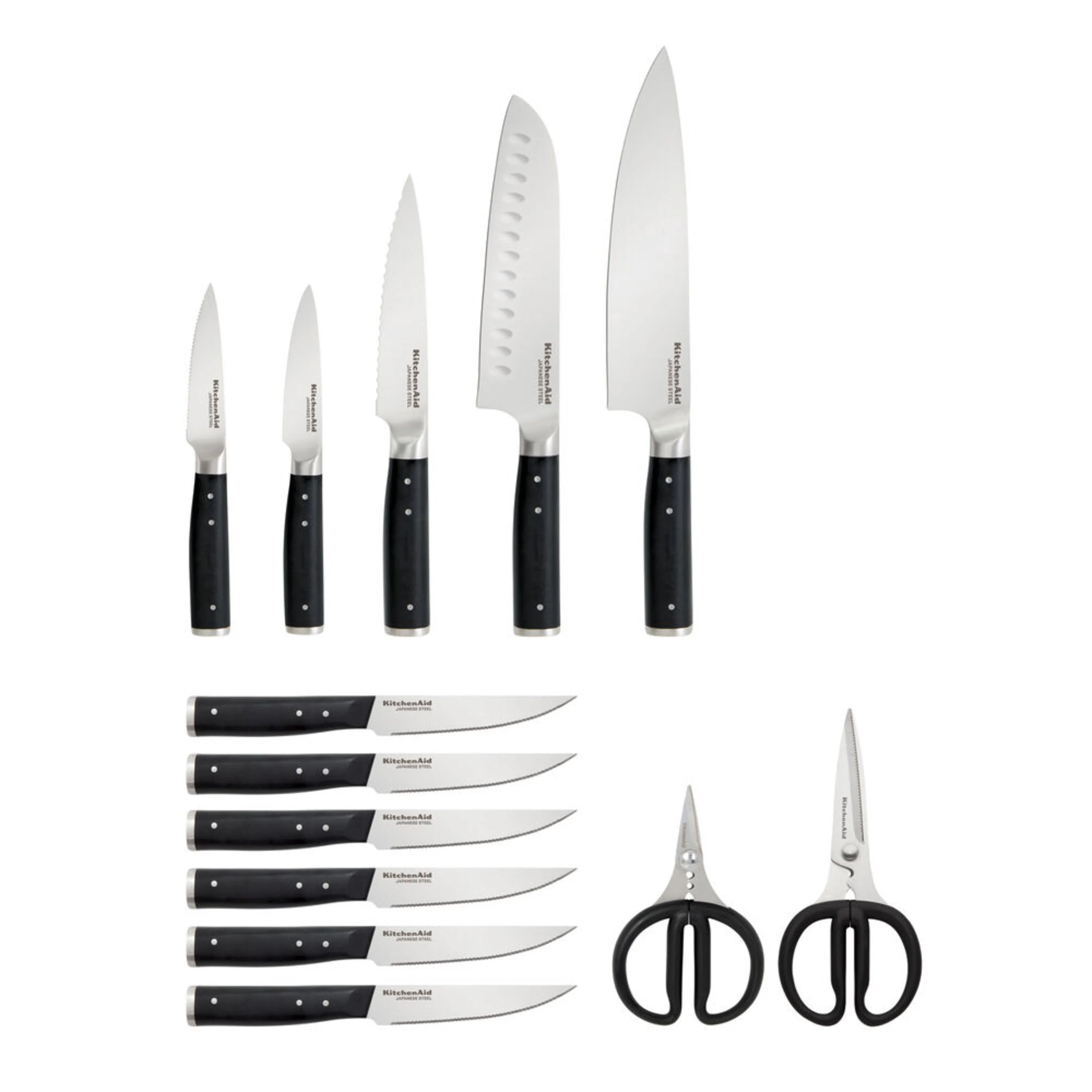 14-piece Forged Knife Block Set with Built-In Sharpener U3500