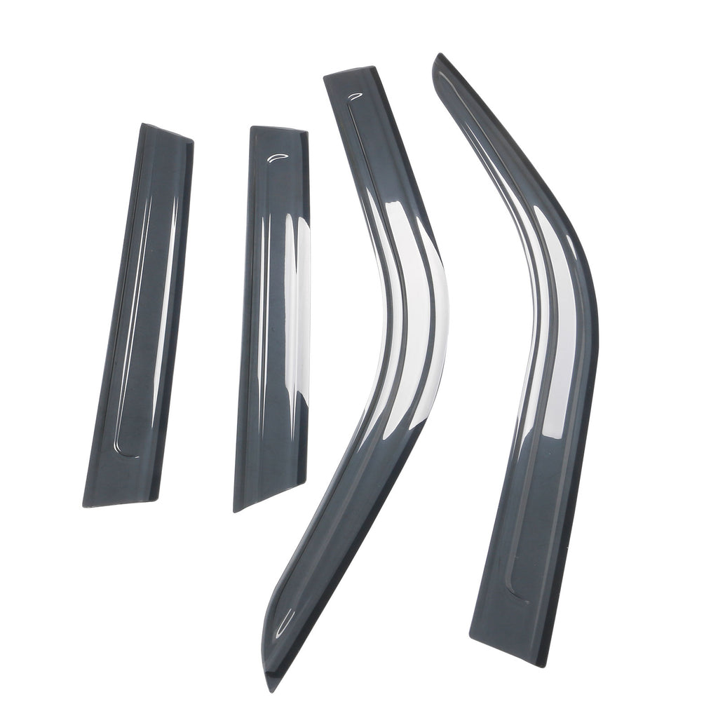 Black Acrylic Window Visors 4PCS Z120720