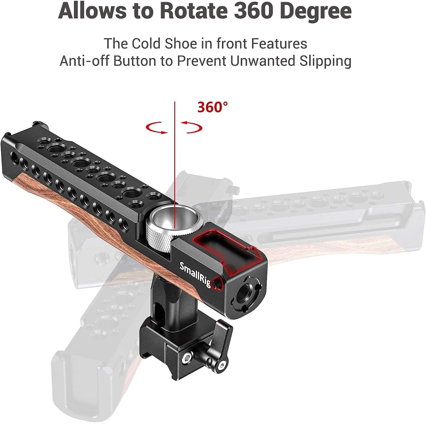 Cage for BMPCC 6K Pro with Quick Release Safety Rail and NATO Top Handle X30457