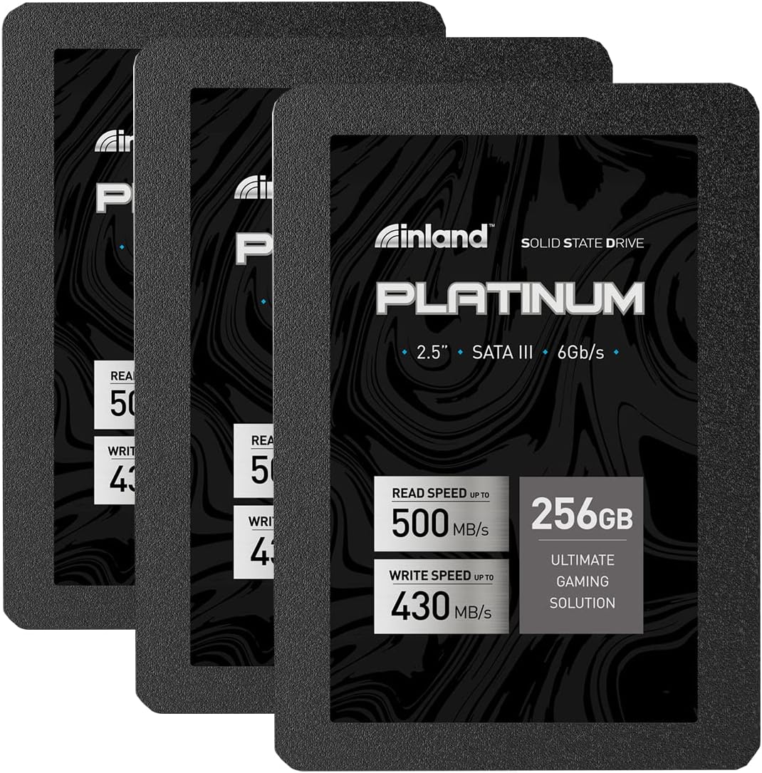 3 Pack 1TB SSD SATA III 2.5" Internal Solid State Drive Y672696