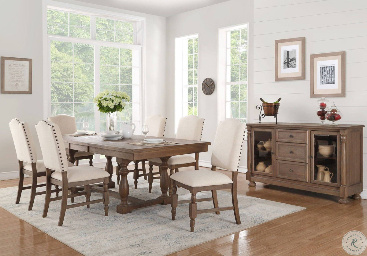 Natural Side Chair Set of 2 C215132