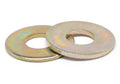 9/16x22 Grade 8 Flat Washer USS Pattern Medium Carbon Steel Yellow Zinc Plated Pk 800 B95986