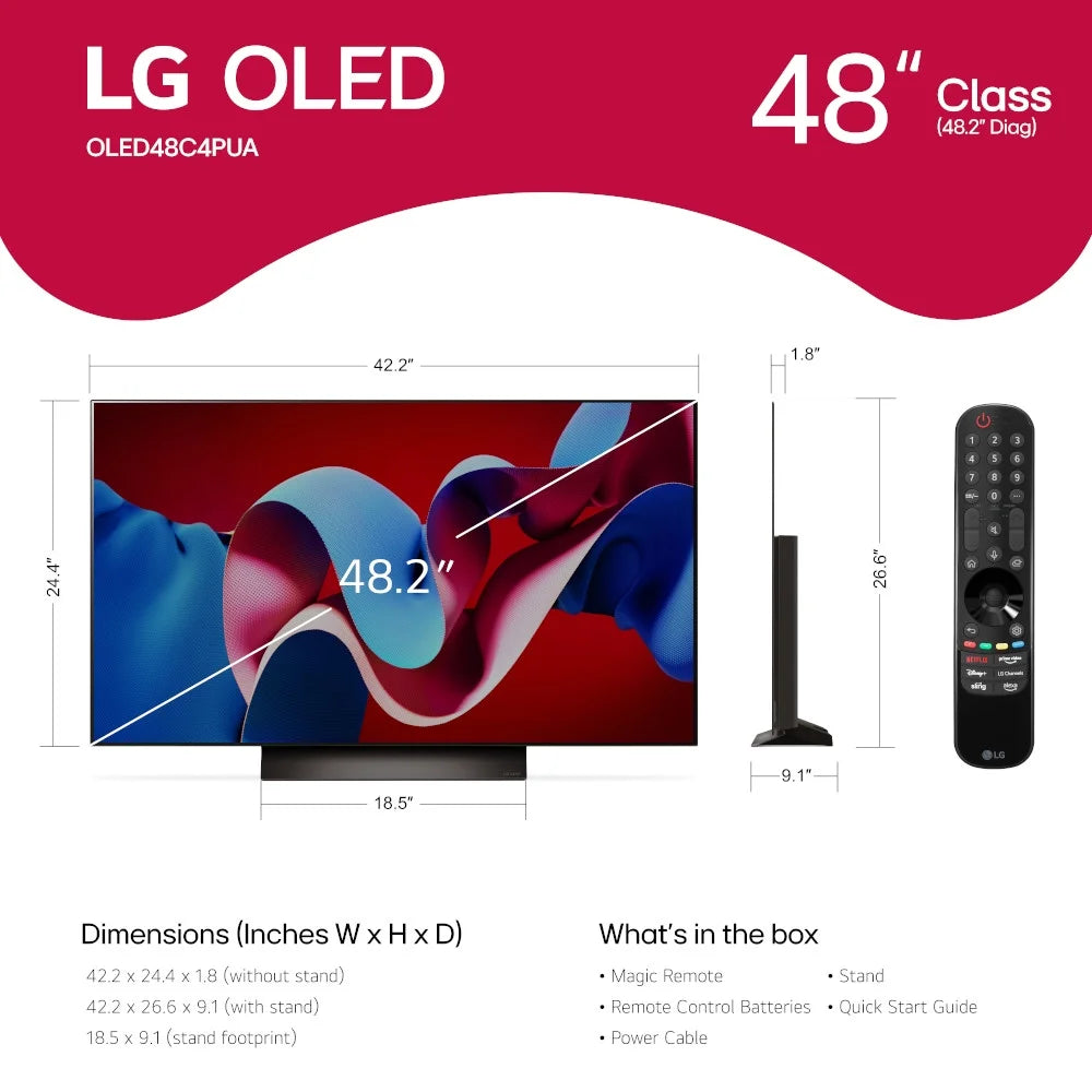 48" 4K UHD OLED Smart TV with Dolby Vision C304