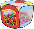 Portable Hexagon Children Ball Pit with Carry Tote R476664