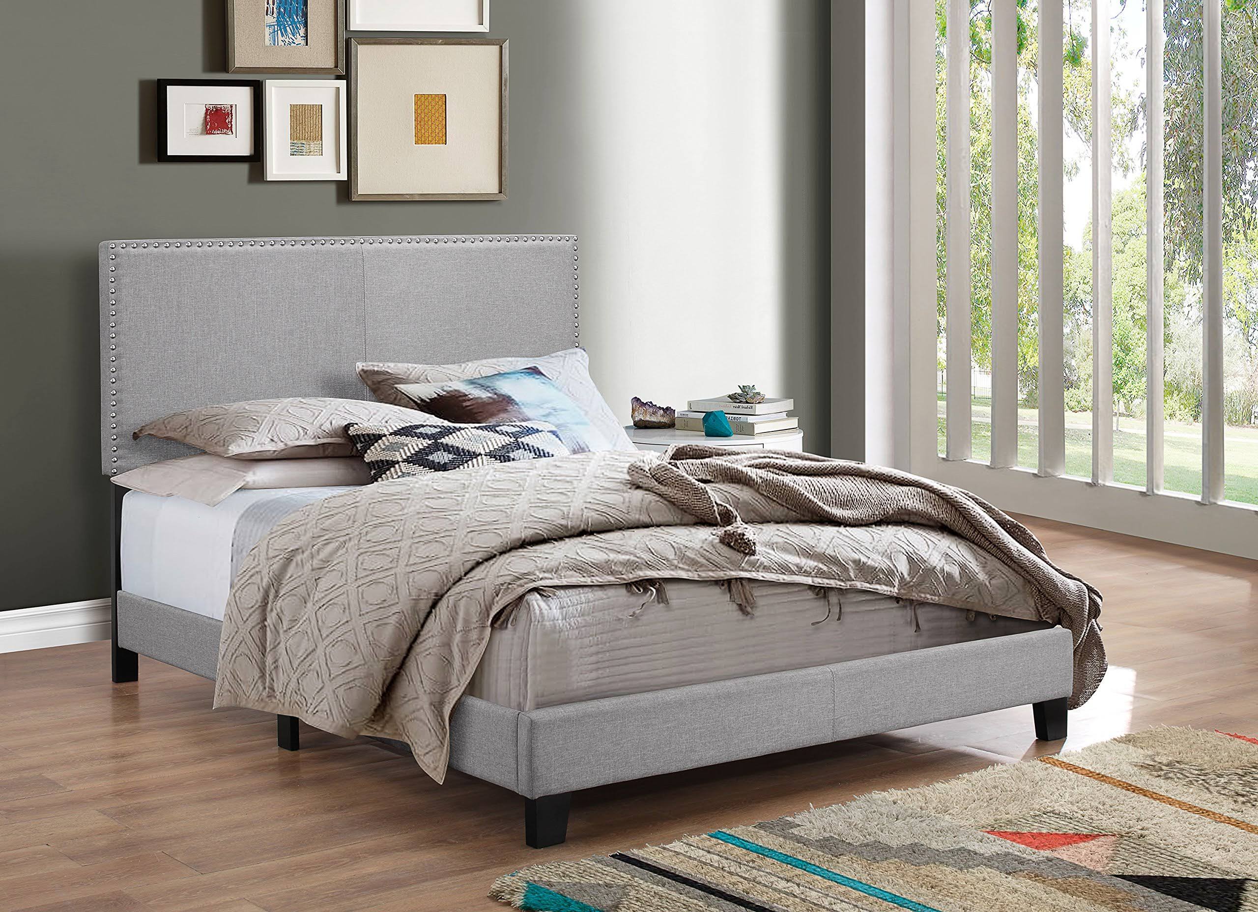 Gray California King Bed R755