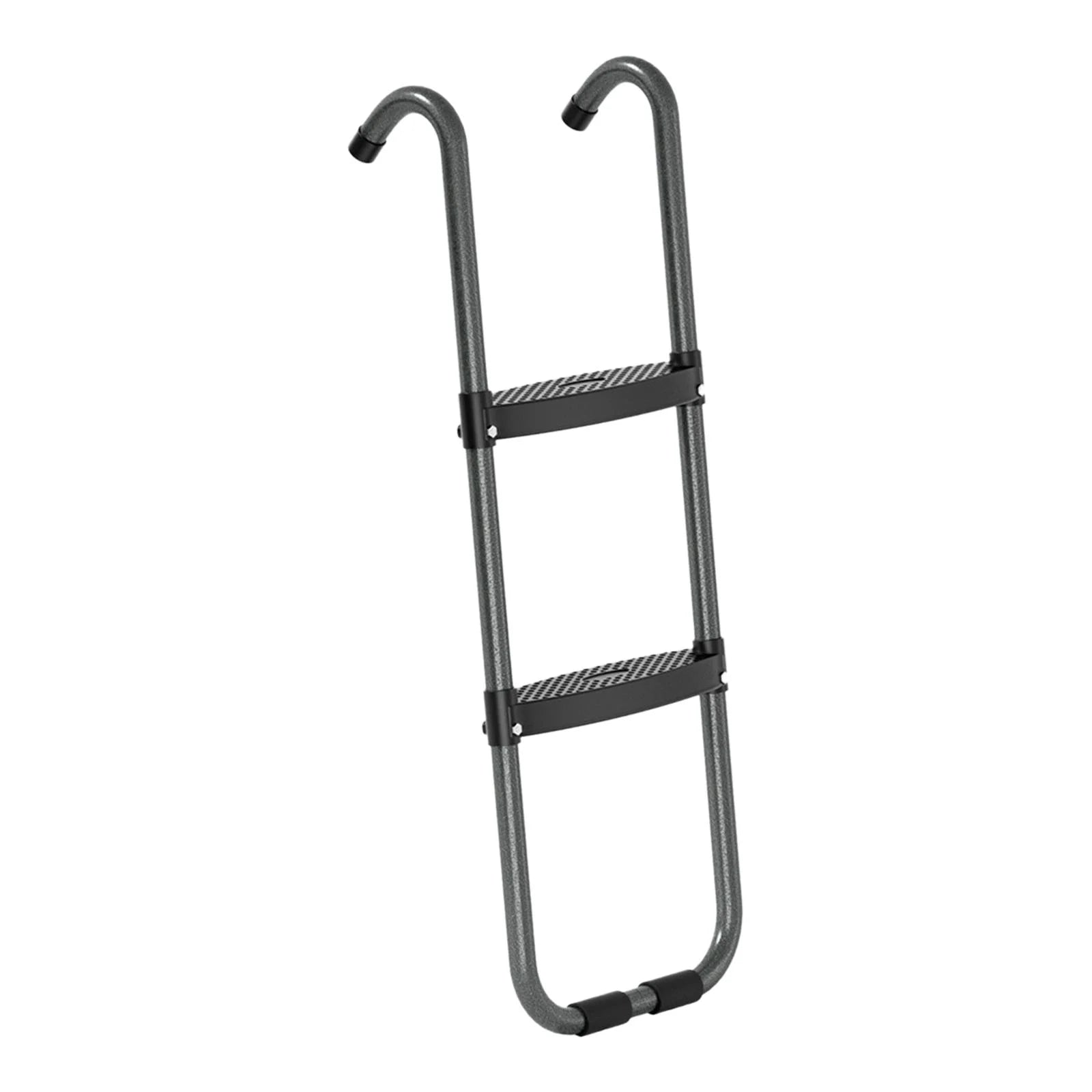 Trampoline Ladder Wide Step 2 Step High Strength Steel Climbing Ladder W24793