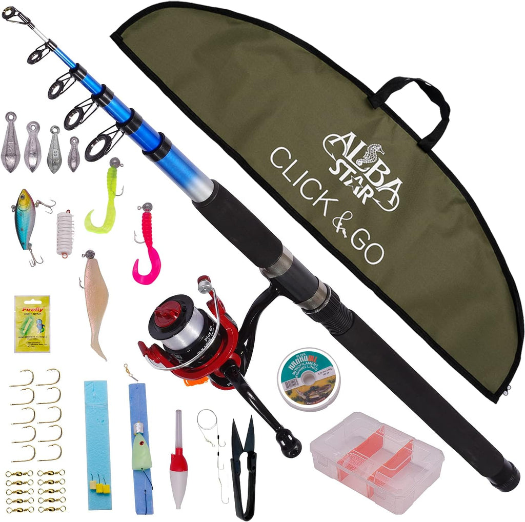 Fishing Rod and Reel Combo with Carrier Bag M165