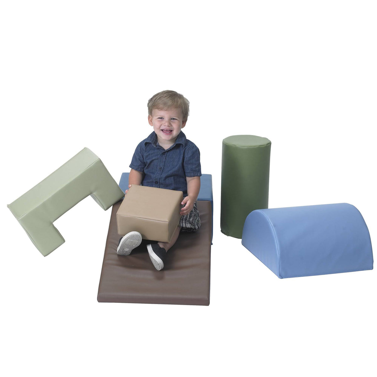 6 Piece Woodtones Climb and Play Set L88907