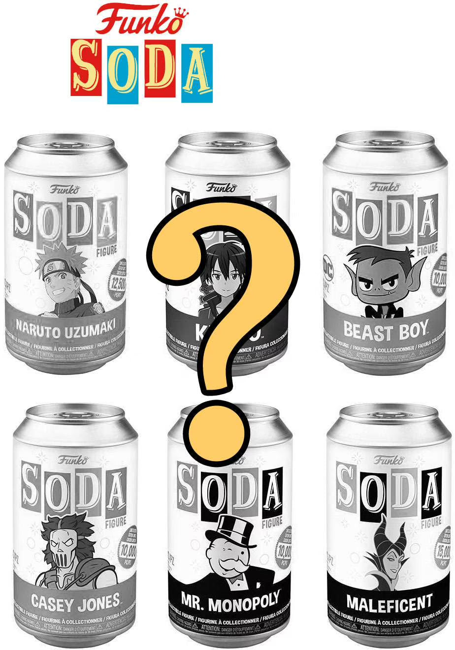 Vinyl Soda LOT of 6 Figures X974477