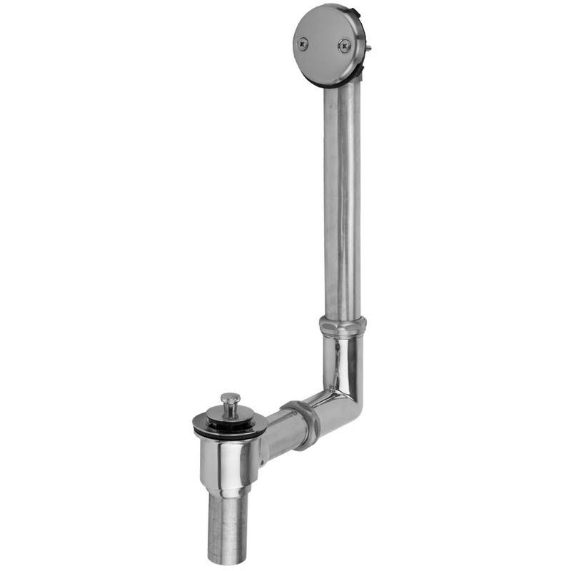 Satin Nickel Two Hole Tub Wastes D425532