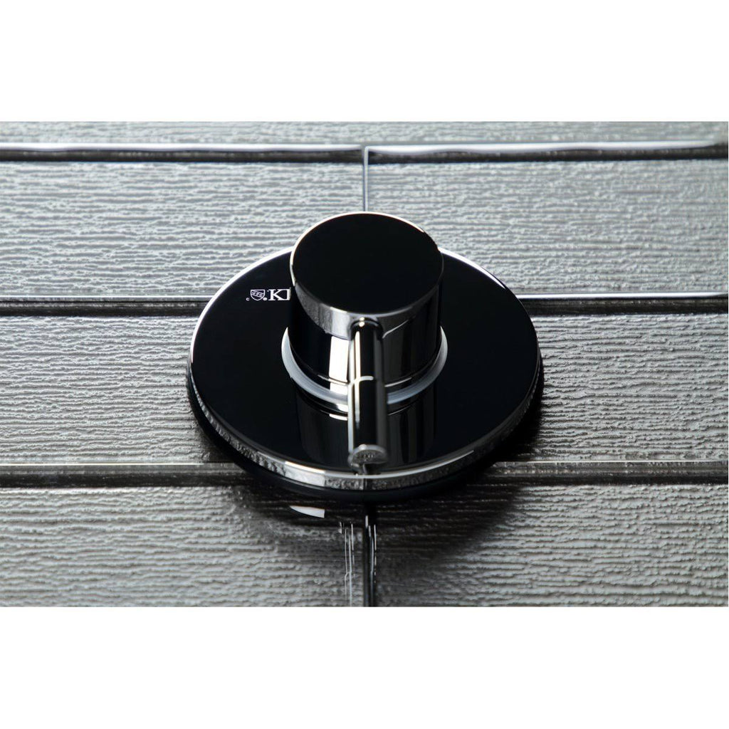Polished Brass Three-Way Diverter Valve with Trim Kit O89792