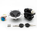 Motorcycle Ignition Switch Fuel Gas Cap Seat Lock Key Set U1440