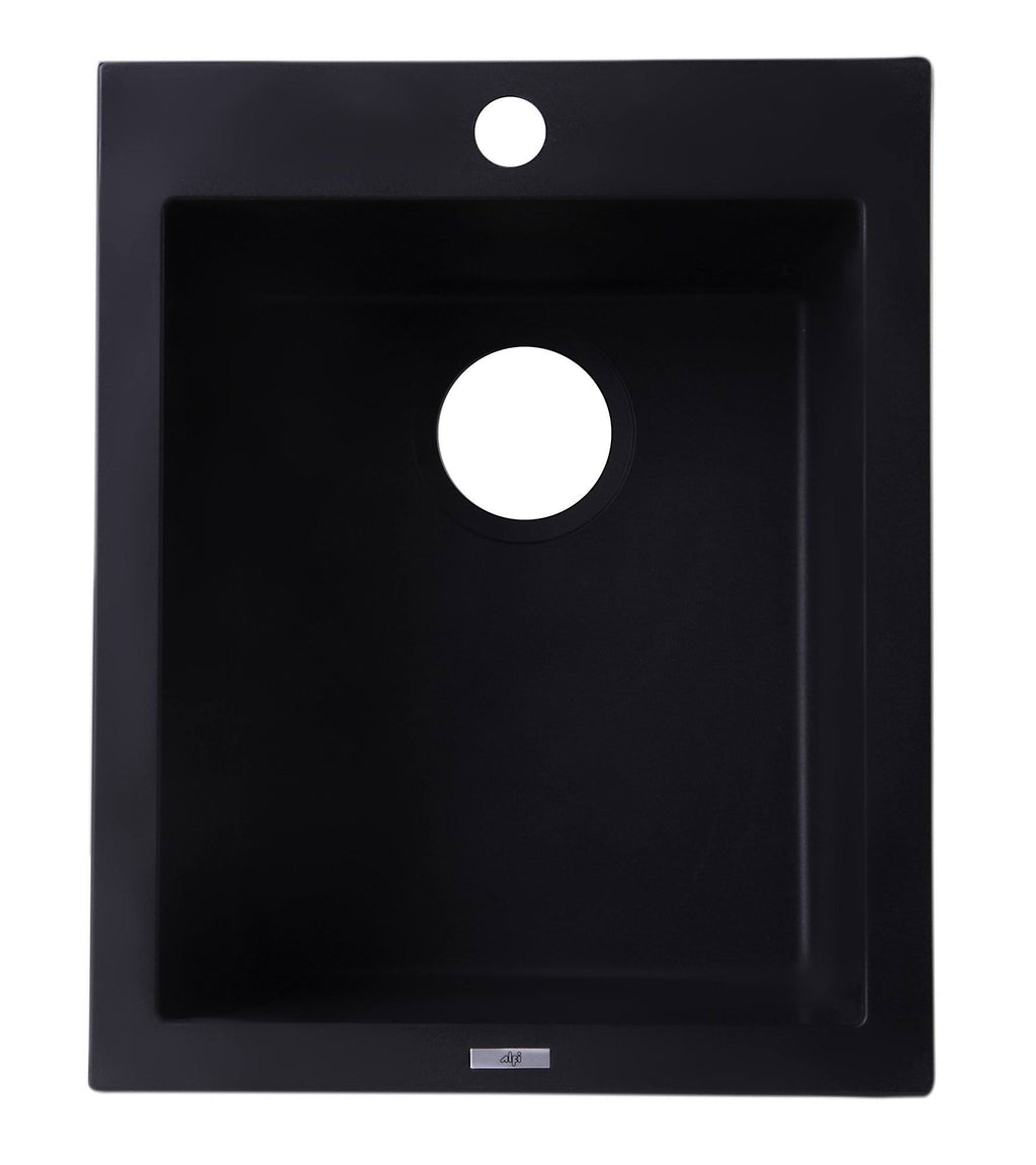 17x22 Drop-in Rectangular Granite Composite Kitchen Prep Sink W358