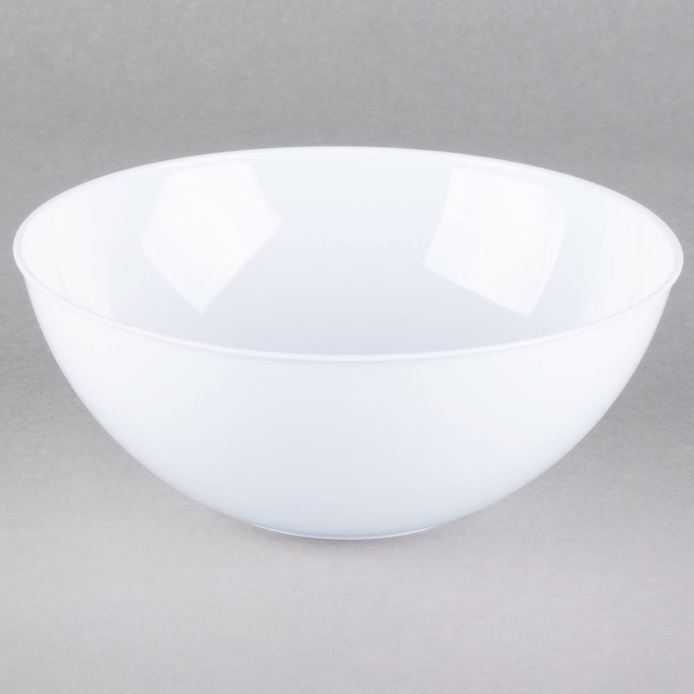 60 oz White Plastic Disposable Bowls H2091
