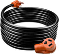 25 Ft. Heavy Duty 3-Prong Dryer/EV Power Extension Cord, Yellow, Pack of 2 X949