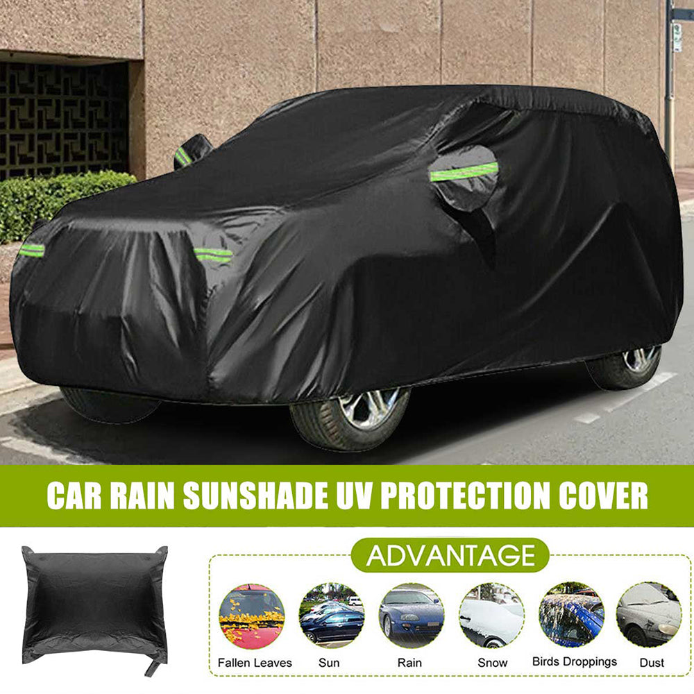 Waterproof 210D Black Oxford Cloth Car Cover Q674575