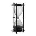 Black Hourglass Sand Timer in Stand O986895