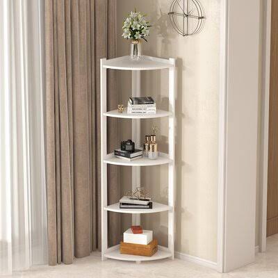 White Corner Bookcase I127