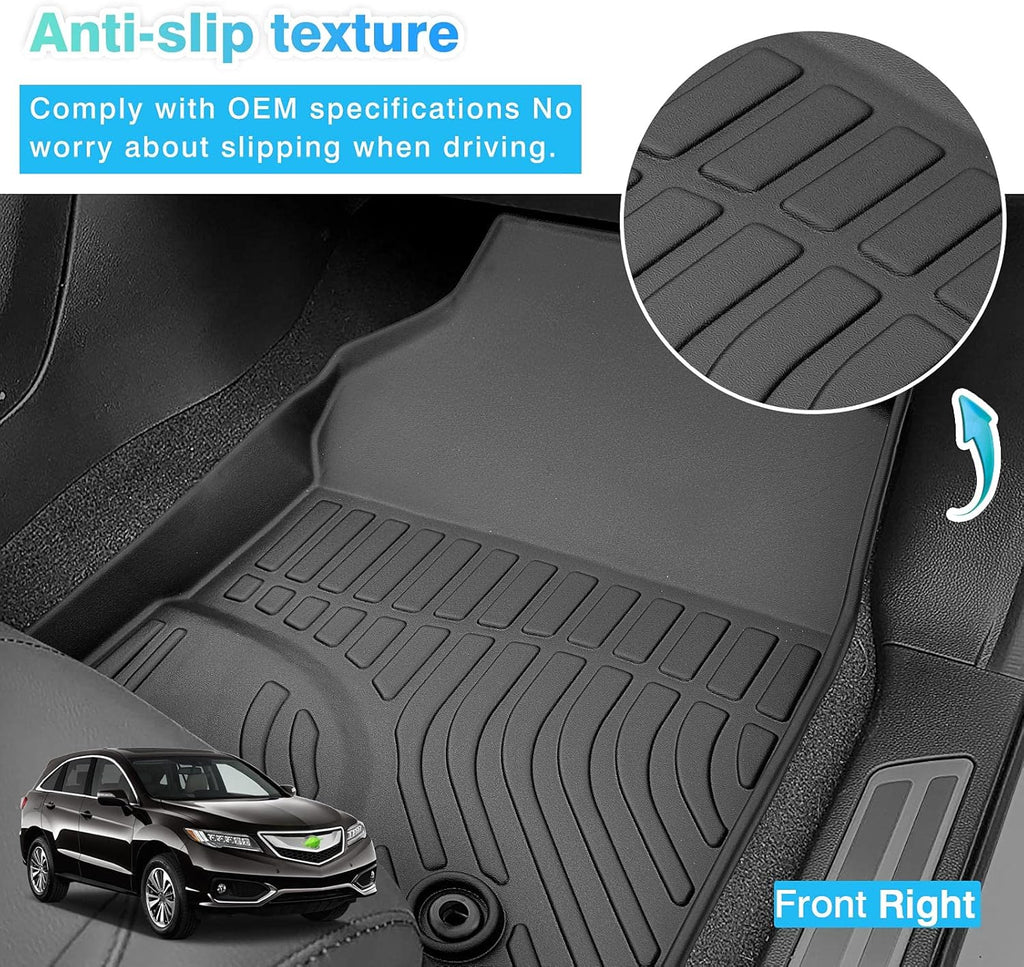 3D TPE All Weather Floor Liner for Acura RDX V257999