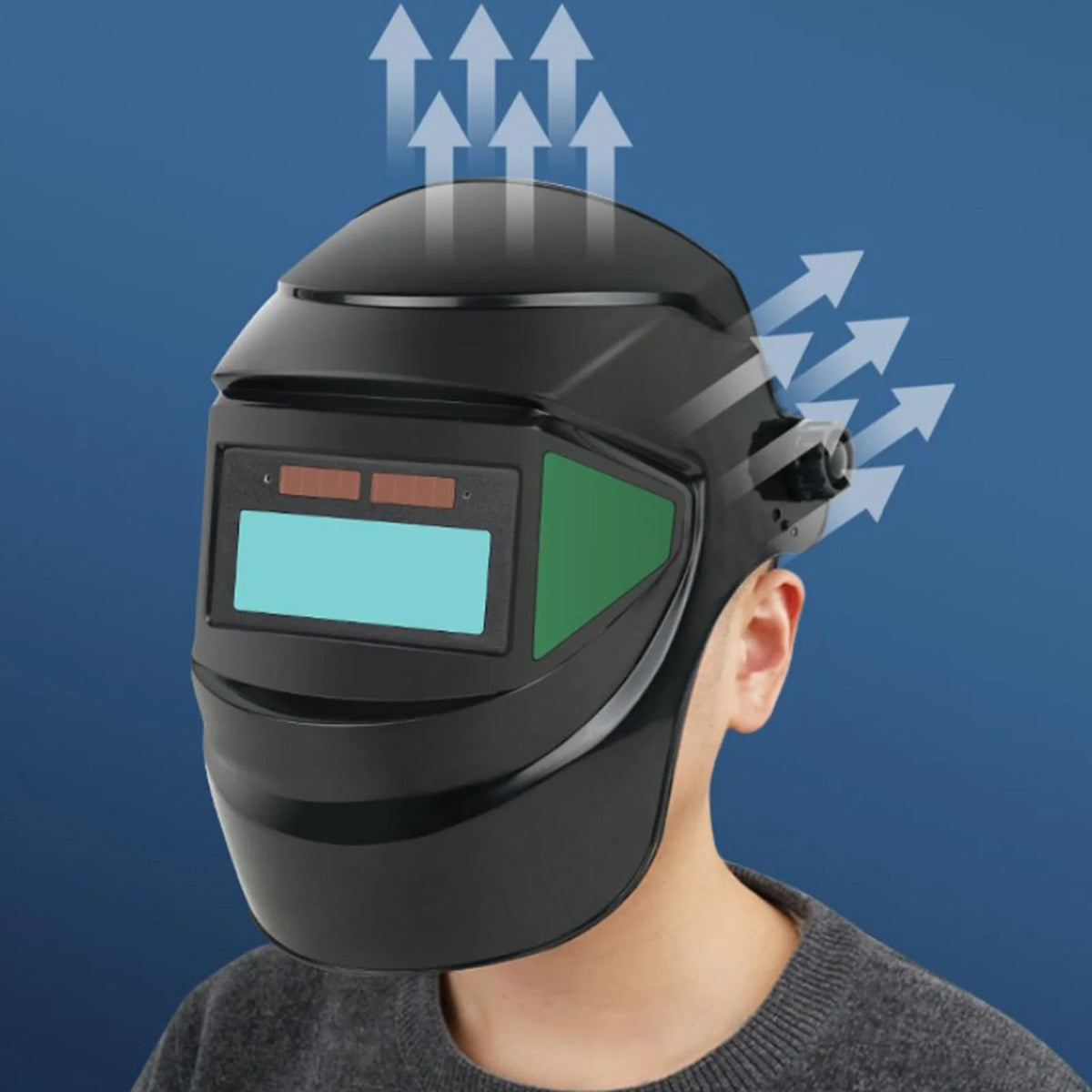 Solar Powered Auto Welding Hood V635862