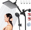 Chrome Rainfall Shower Head with Handheld Combo, Stainless Steel, Pack of 2 J499