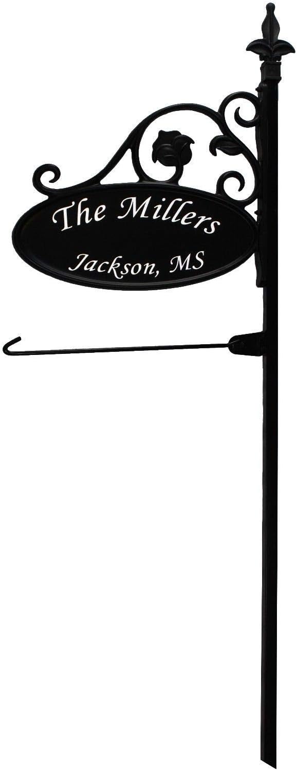 Double Sided Reflective Camping RV Park Sign with Flag U545