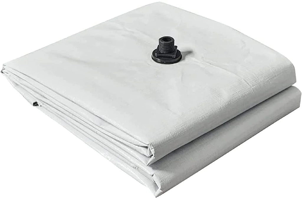 Roof Leak Diverter Kit, Waterproof Tarp, White (7'x7') G507147