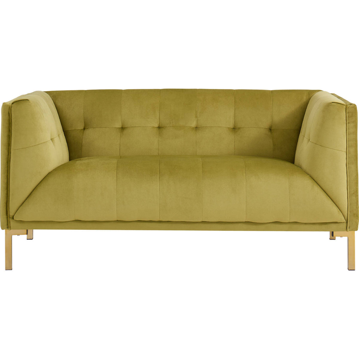 Olive Green Love Seat P8546