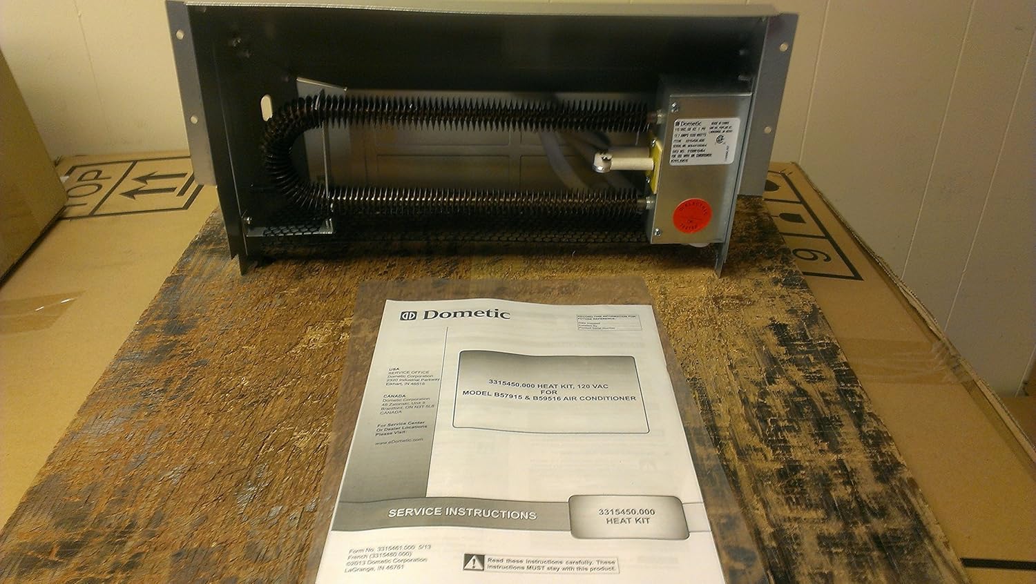 RV Air Conditioner Replacement Part (Ducted Heat Strip) D95170