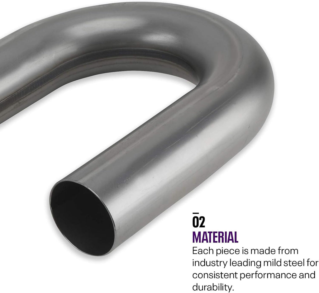 2 Inch Mild Steel Exhaust Pipe Pack of 2 H2184