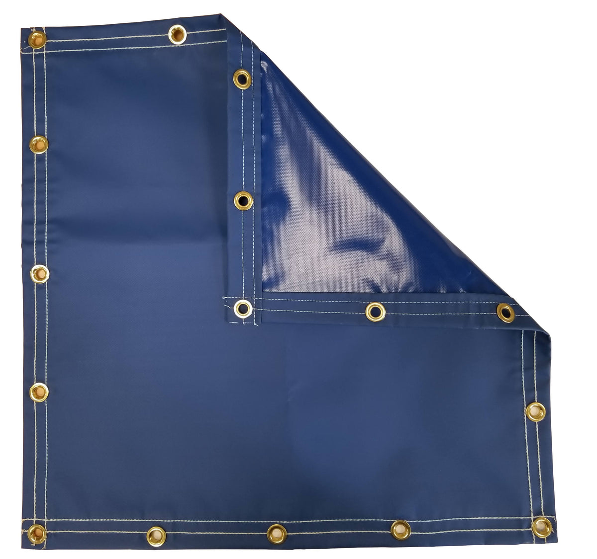 Blue Vinyl Coated Tarp 18 oz. Y968
