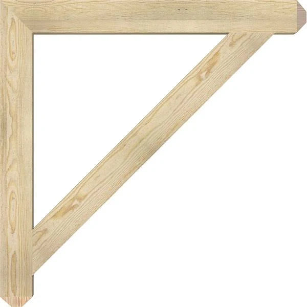 Traditional Craftsman Rough Sawn Douglas Fir Bracket O2032